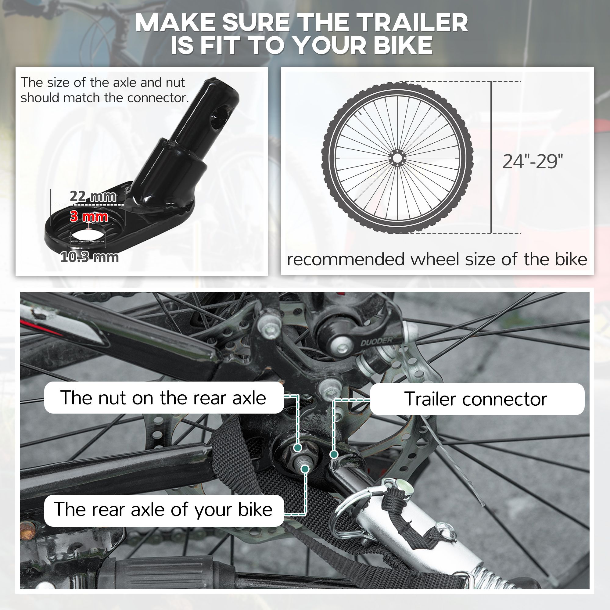 2-Seat Elite 360 Swivel Bike Trailer for Kids